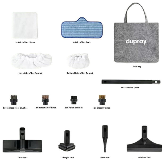 Dupray Neat Portable Steam Cleaner and Advanced Cleaning Pack