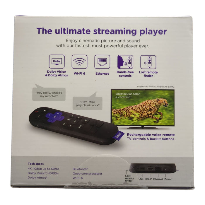 Roku Ultra Ultimate 4K HDR Streamer with Dolby Vision & Wi-Fi 6, 4850R