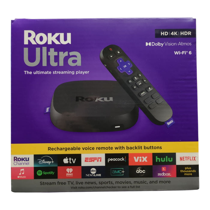 Roku Ultra Ultimate 4K HDR Streamer with Dolby Vision & Wi-Fi 6, 4850R