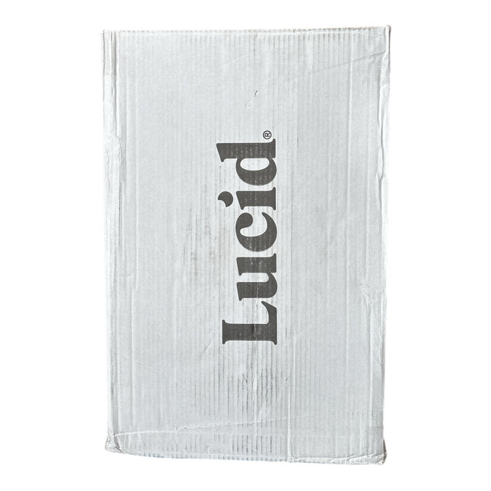 Lucid 3" Gel Memory Foam Mattress Topper with Cover, Full Size