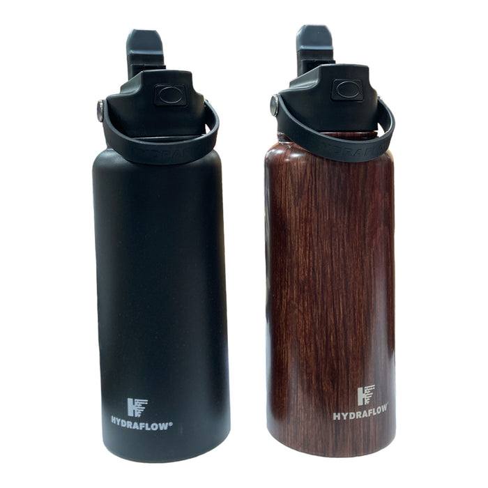 Hydraflow 11-Pc 34oz. Double Wall Stainless Steel Bottle & Accessories, Set of 2