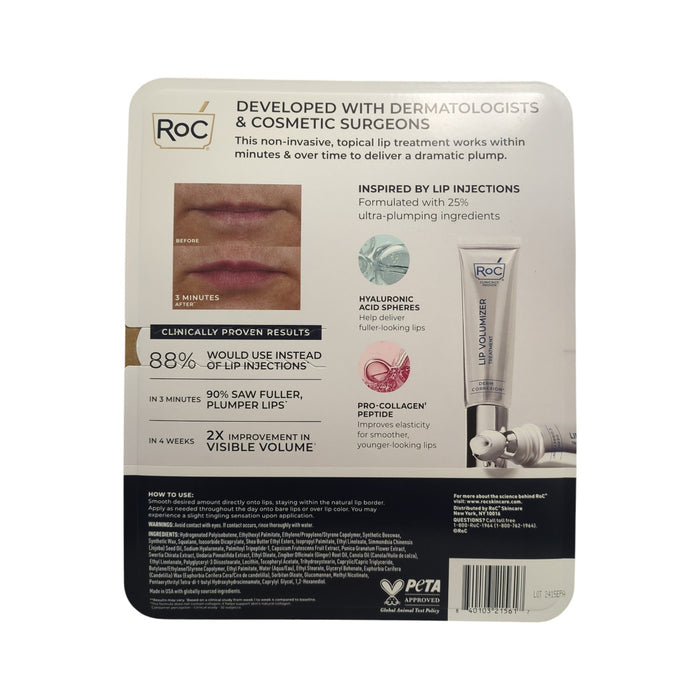 RoC Derm Correxion Lip Volumizer Duo, .34floz, 2pk