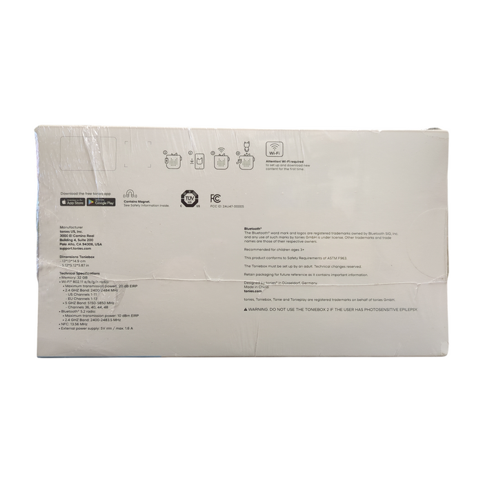 Tonies Disney Toniebox 2 Bundle with 6 Tonies Sunset Red