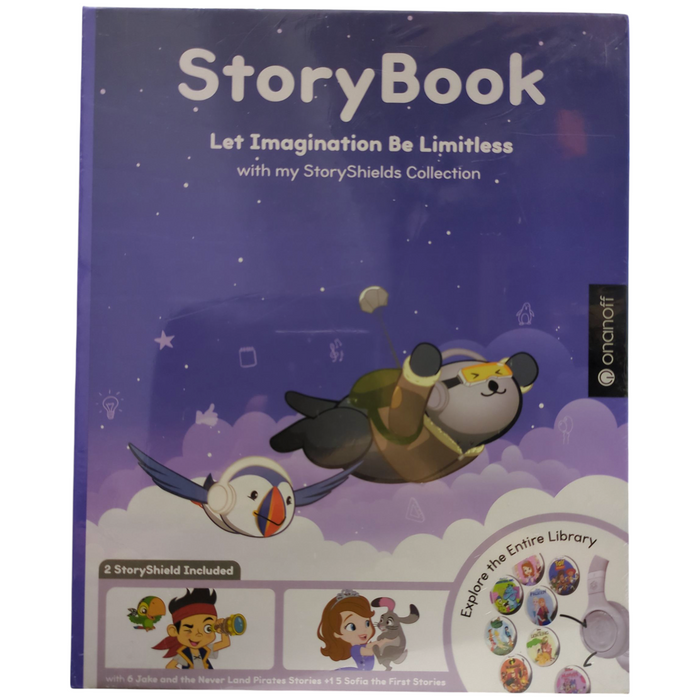 Disney StoryPhones Kids Bluetooth Headphones & Storybook Bundle