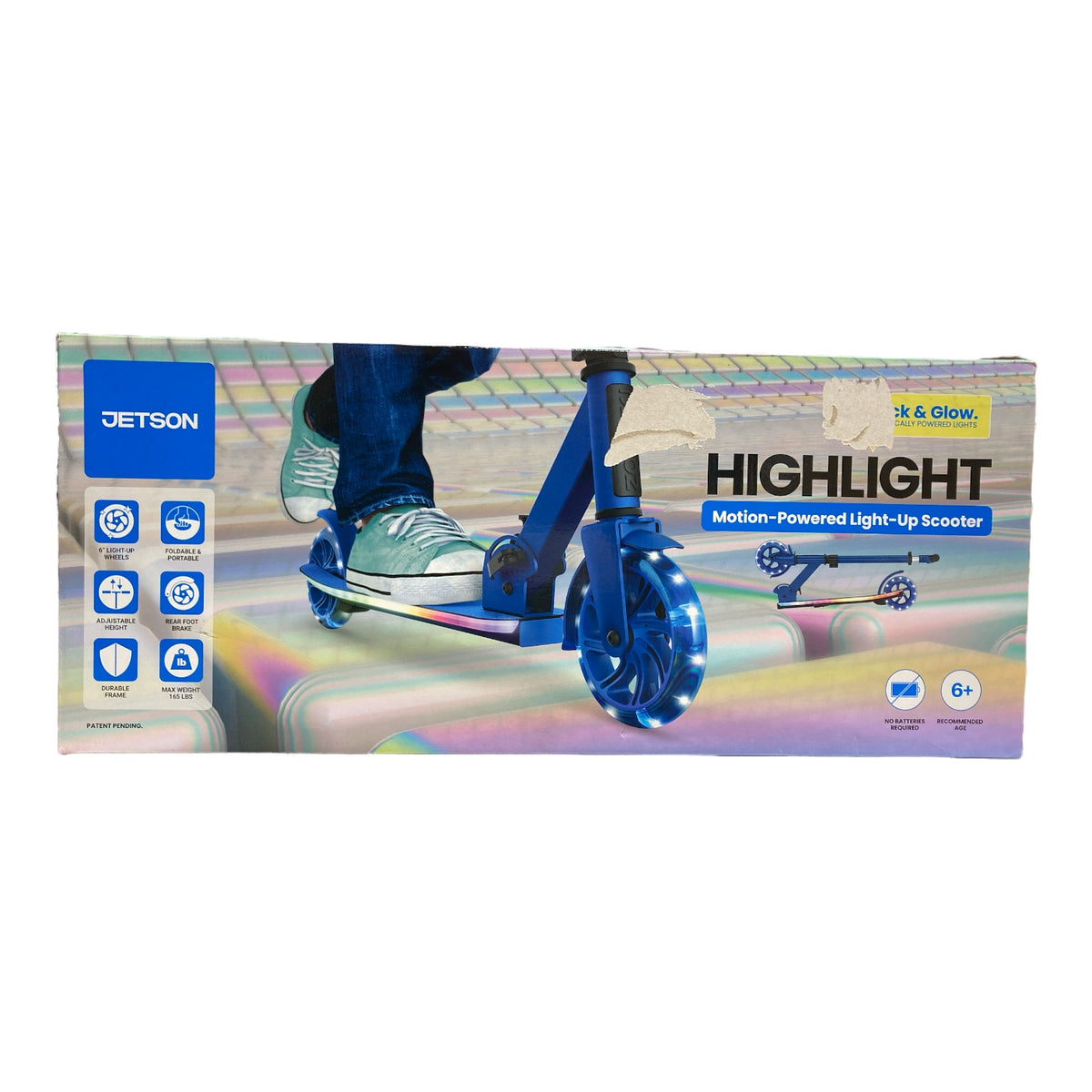 Jetson Highlight Motion-Powered Light-Up Scooter, Blue β Ewirelessgear