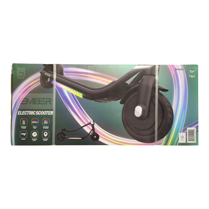 Jetson Ember Folding Electric Scooter, 15 MPH Max Speed, 8 Mile Range, Black