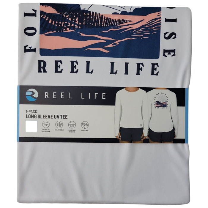 Reel Life Women's Long Sleeve UPF 50 Sun Protection T-Shirt