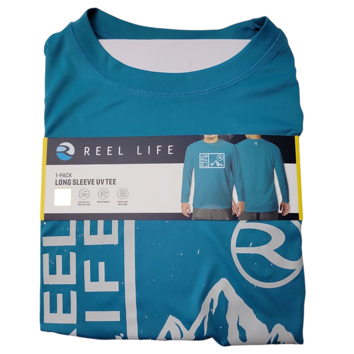 Reel Life Men's Long Sleeve UPF Sun Protection T-Shirt