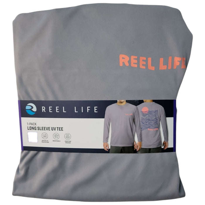 Reel Life Men's Long Sleeve UPF Sun Protection T-Shirt