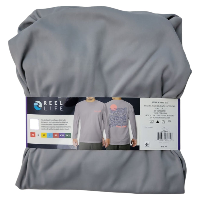 Reel Life Men's Long Sleeve UPF Sun Protection T-Shirt