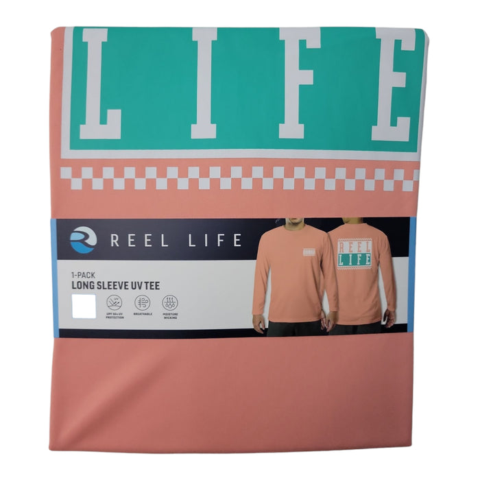 Reel Life Men's Long Sleeve UPF Sun Protection T-Shirt