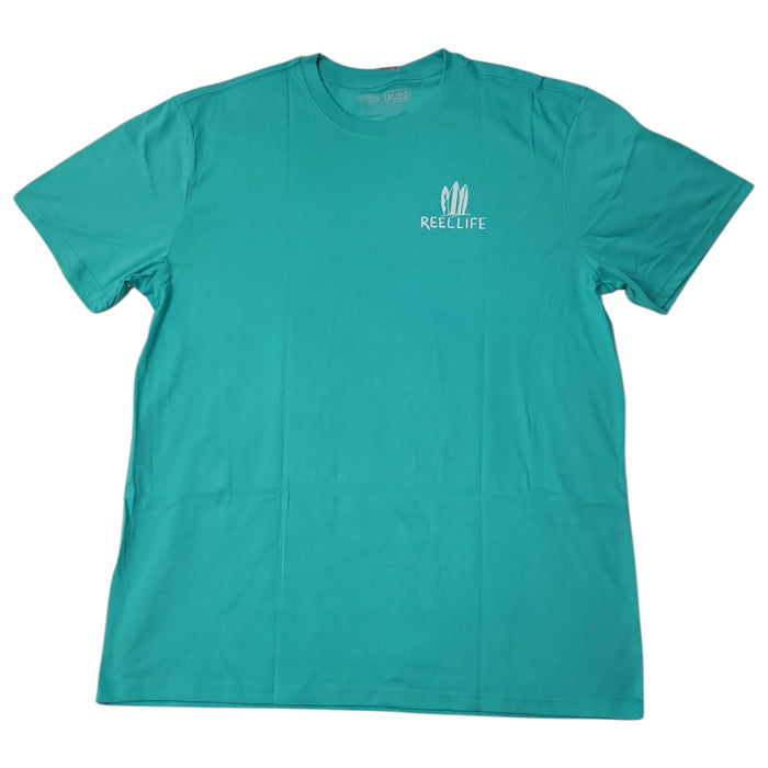 Reel Life Men's Short Sleeve Relaxed Fit Graphic Tee