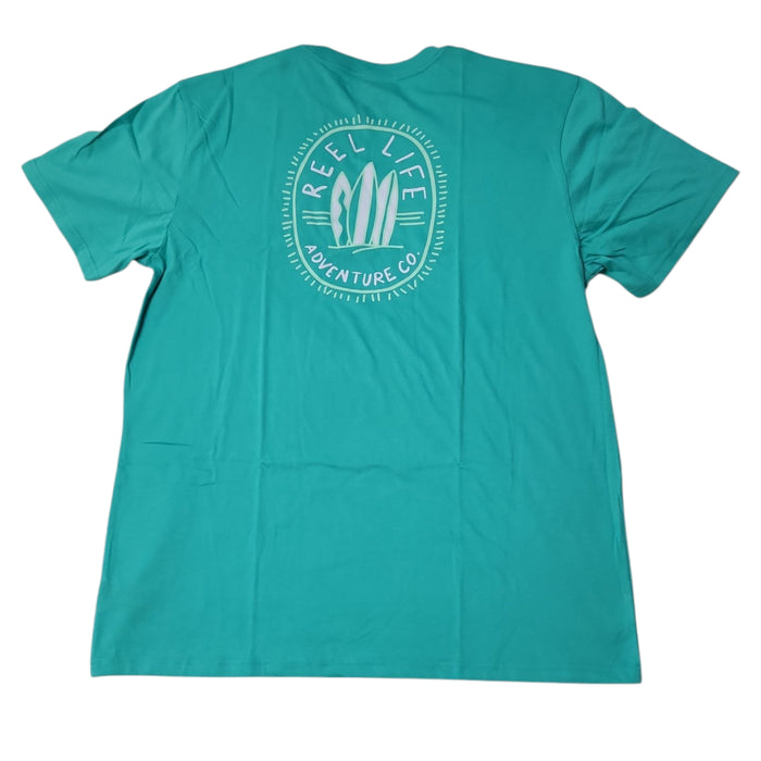 Reel Life Men's Short Sleeve Relaxed Fit Graphic Tee