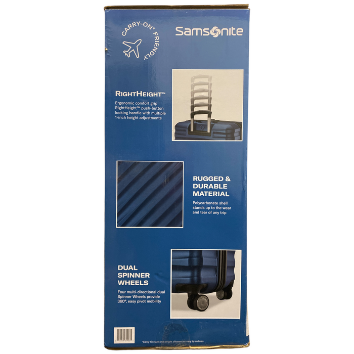 Samsonite Ridgeway 2 Hardside Spinner Luggage Set, 2pc, Navy
