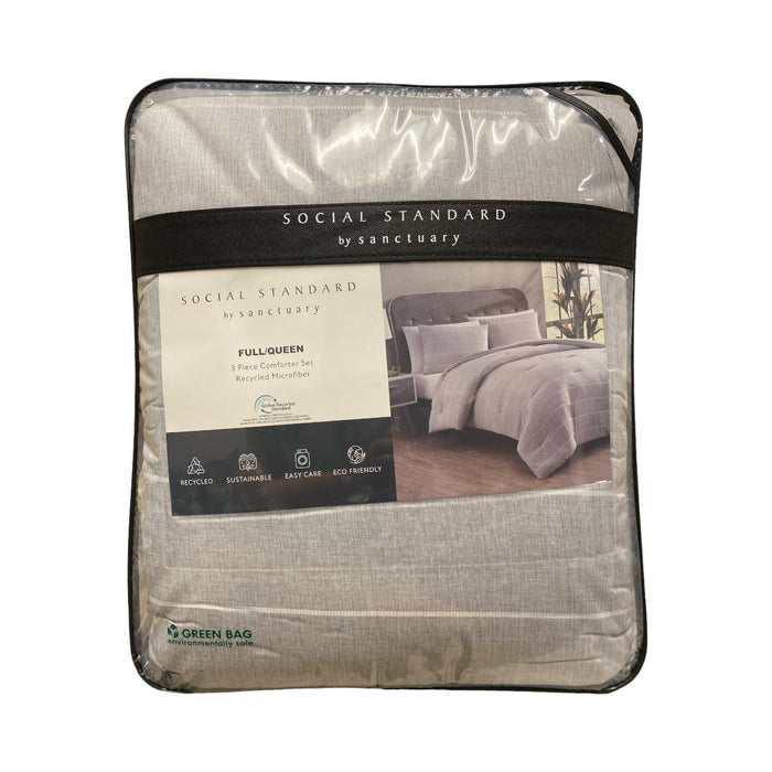 Social Standard By Sanctuary 3 Piece Microfiber Comforter Set