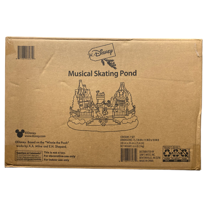 Disney 10" LED Pre-Lit Musical & Animated Skating Pond