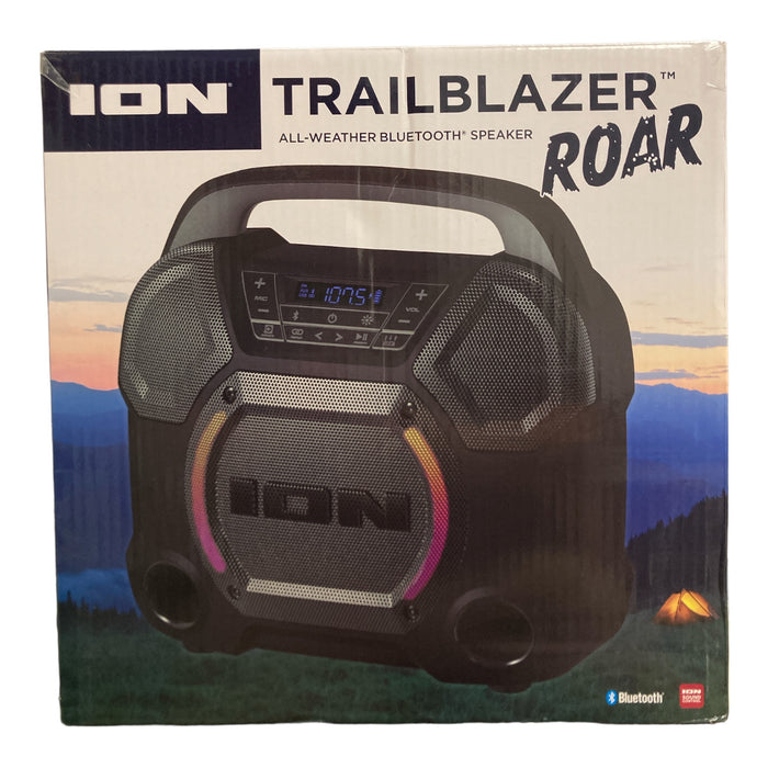 ION Audio Trailblazer Roar,  All-Weather Bluetooth Speaker, Black