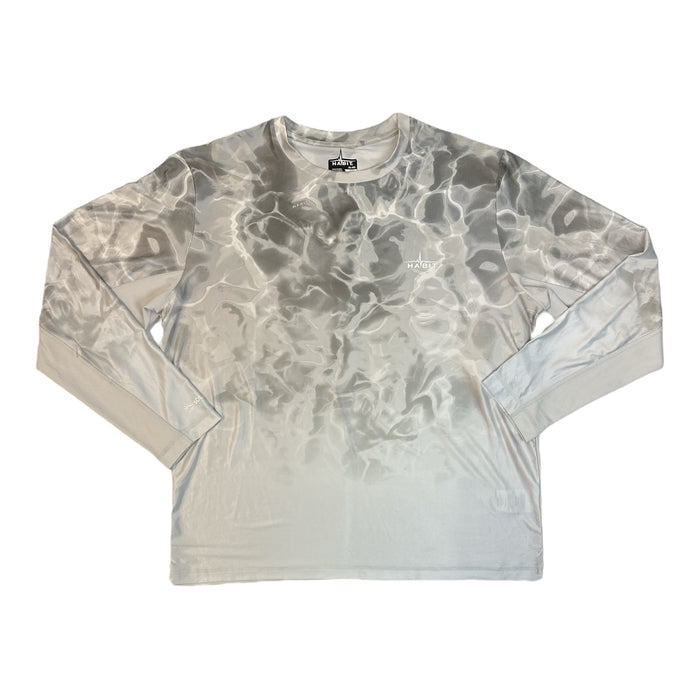 Habit Men's UPF 40+ Turtle Pond Long Sleeve Ombre Performance Tee