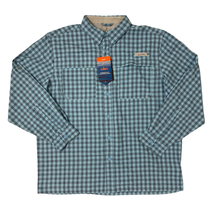 Habit Men's UPF 40+ Harbor Bay Long Sleeve River Shirt