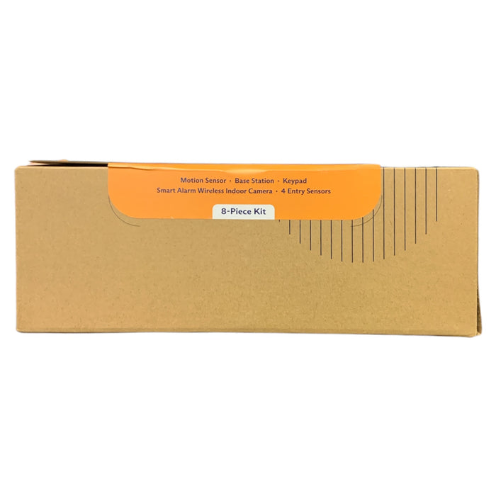 SimpliSafe Home Security System with Smart Alarm Wireless Indoor Camera, 8 Piece