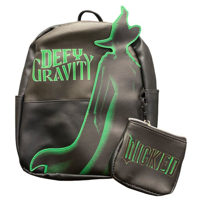 Wicked Defy Gravity Mini Backpack with Matching Coin Purse & Adjustable Straps