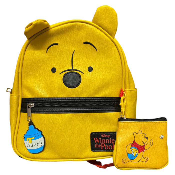 Winnie The Pooh Mini Backpack with Matching Coin Purse & Adjustable Straps