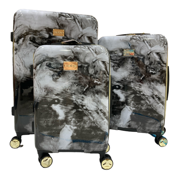 Bebe black marble luggage online