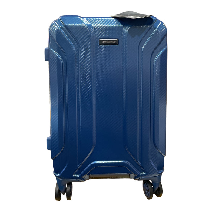 Brookstone Keane 21" Collection Rolling Suitcase, Metallic Blue, BR-AB-921