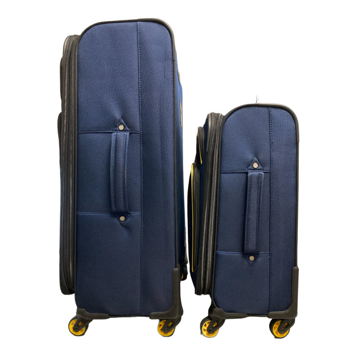 Nautica Emry Lightweight 4 Wheeled Spinner Luggage Set, 2 Piece, Navy