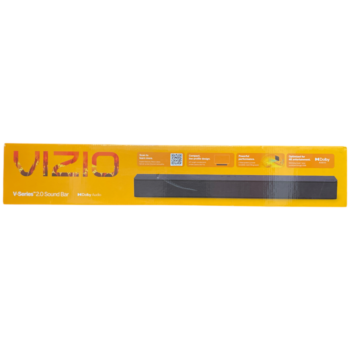 VIZIO V-Series 2.0 Compact Sound Bar with DTS Virtual, V20-J8