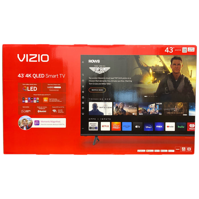 VIZIO 43" Class Quantum Series QLED Smart TV, VQD43M-0801