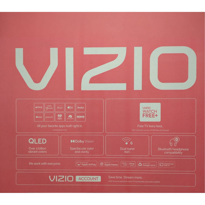 VIZIO 50" 4K Quantum Series QLED Smart TV, VQD50S-0809