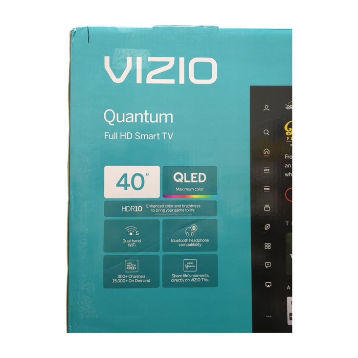 VIZIO 40" Class Quantum Series Full HD QLED Smart TV, VFQ40M-1004