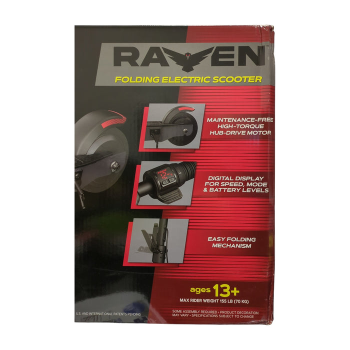 Razor Raven Electric Kick Scooter with 170W High-Torque Hub Motor