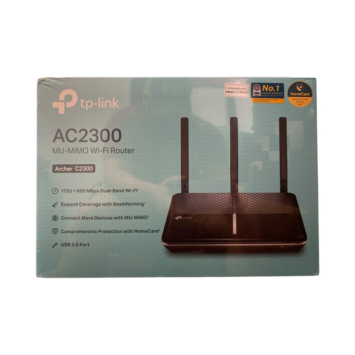 TP-Link Archer C2300 MU-MINO 1.8GHz Dual Band Wi-Fi Router, Black