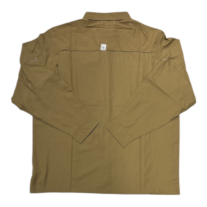 Habit Men's Long Sleeve Blue Springs 40+ UPF Quick Dry Shirt, TS10480