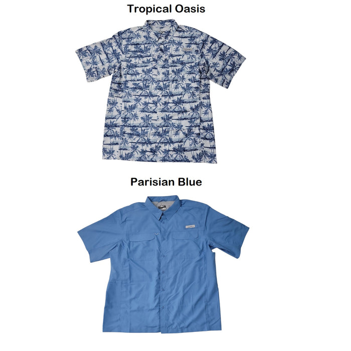 Habit Men's UPF 40+ UV Protection Short Sleeve Fishing Shirt