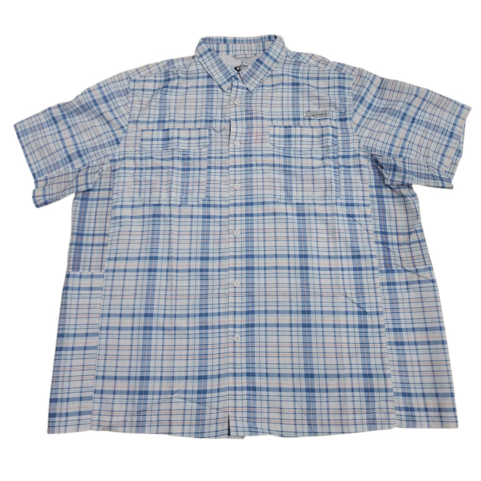 Habit Men's UPF 40+ UV Protection Short Sleeve Fishing Shirt