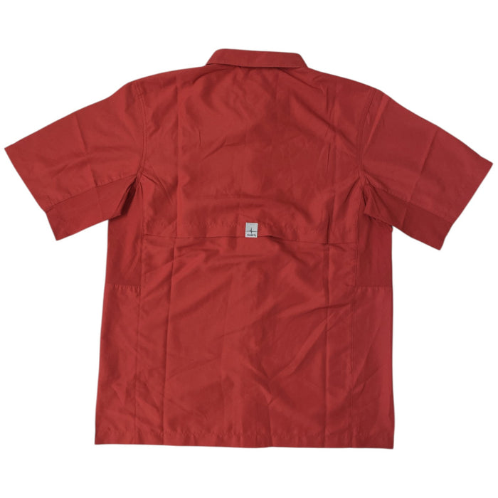 Habit Men's UPF 40+ UV Protection Short Sleeve Fishing Shirt