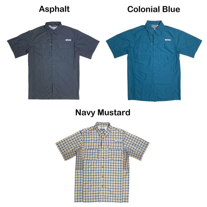 Habit Men's UPF 40+ UV Protection Short Sleeve Fishing Shirt