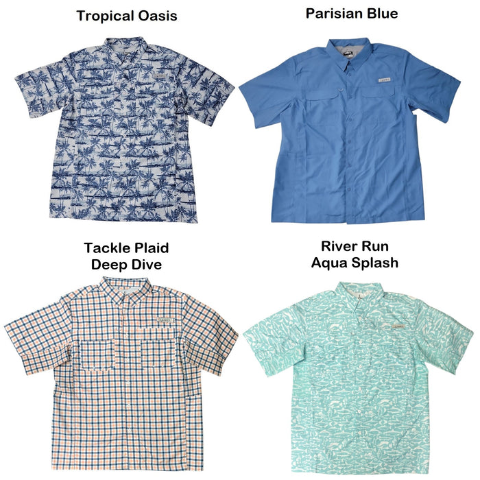 Habit Men's UPF 40+ UV Protection Short Sleeve Fishing Shirt