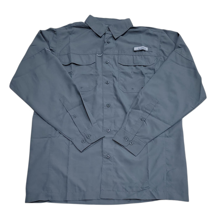 Habit Men's UPF 50+ UV Protection Long-Sleeve River Button-Up Shirt