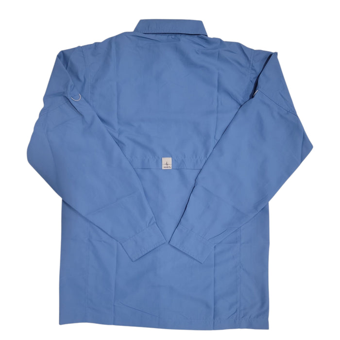 Habit Men's UPF 50+ UV Protection Long-Sleeve River Button-Up Shirt