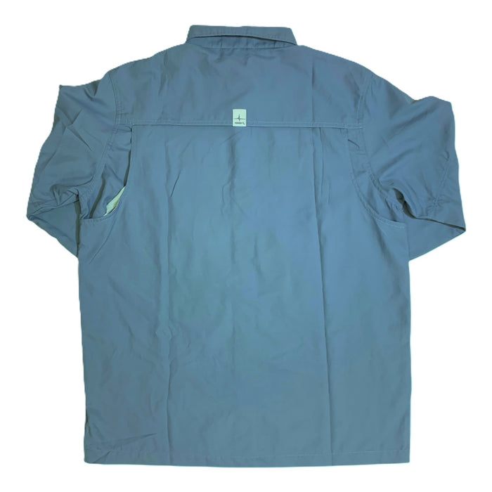 Habit Men's UPF 50+ UV Protection Long-Sleeve River Button-Up Shirt