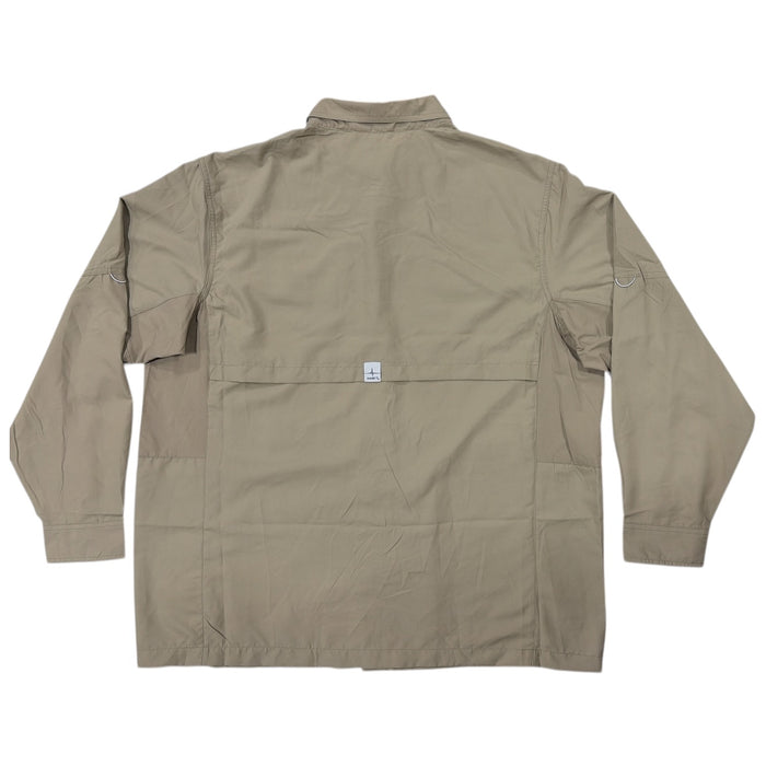 Habit Men's UPF 50+ UV Protection Long-Sleeve River Button-Up Shirt