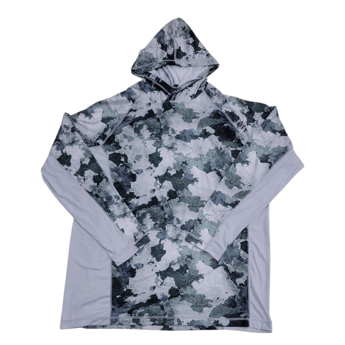 Habit Men's Summit View Hooded UPF 50+ Relaxed Fit Performance Layer