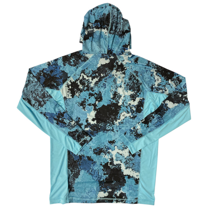 Habit Men's Summit View Hooded UPF 50+ Relaxed Fit Performance Layer