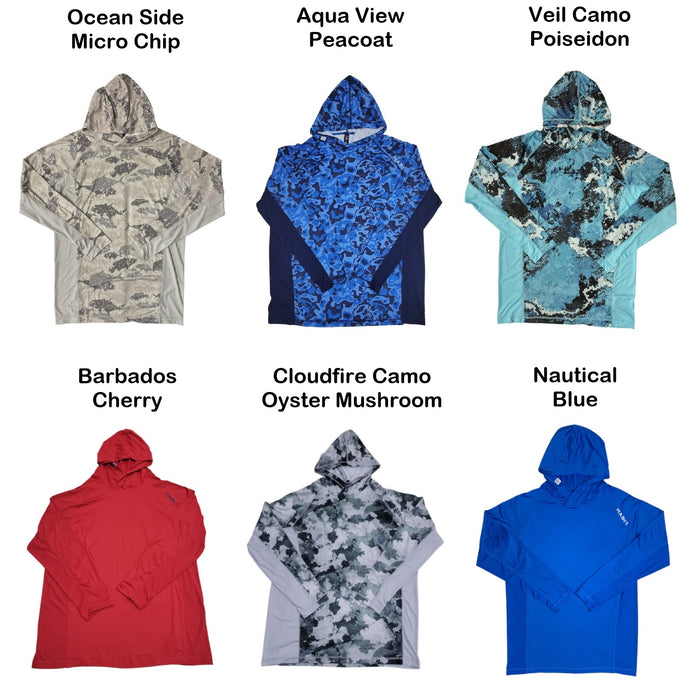 Habit Men's Summit View Hooded UPF 50+ Relaxed Fit Performance Layer