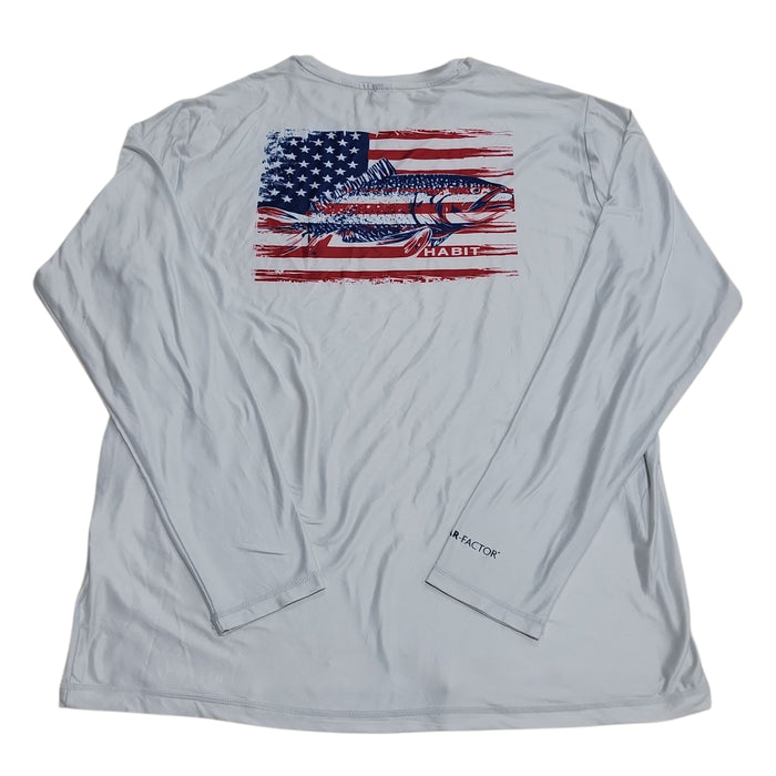 Habit Men's UPF 50+ UV Protection Quick Dry Long Sleeve Shirt