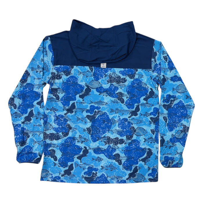 Habit Men's Valley Trail Hooded UPF 50+ Relaxed Fit Performance Layer